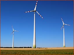 Wind farm gearbox service